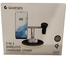 Goodmans 3 in 1 Wireless Mobile Phone Charging Stand Android