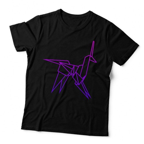 Origami crane shirt - origami,