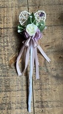 Handmade Heart Shaped Floral Flower Girl/ Bridesmaid Wand