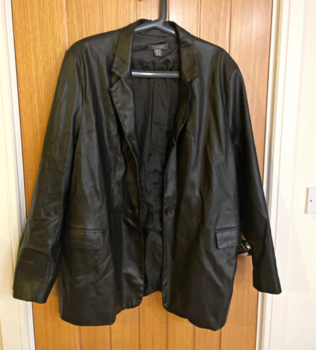 Primark black faux leather - primark,