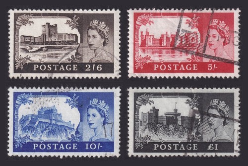 Qeii sg759 sg762 bradbury - qeii, sg759-sg762
