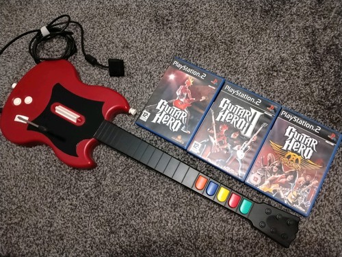 Ps2 guitar hero bundle - hero,