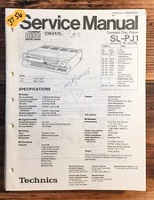 Technics SL-PJ1   Service