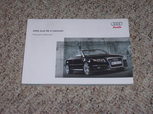 2008 audi rs4 quattro - audi,