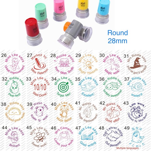 Custom pre ink - pre-ink, teacher