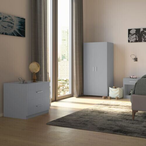 Grey piece orlando wooden - grey,