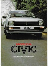 1981 Honda Civic (2nd generation) car brochure