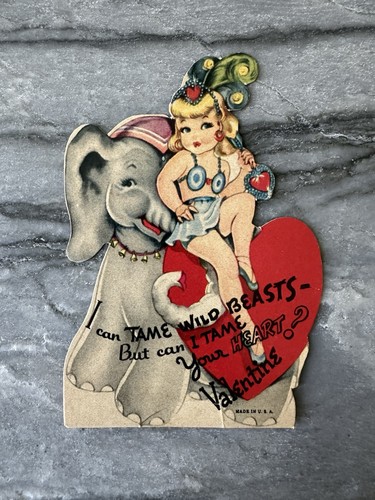 Vintage valentine card - vintage,