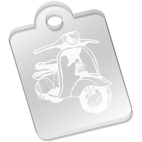 Moped scooter laser engraved - 'moped, scooter'