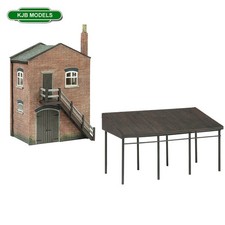OO Gauge Bachmann Scenecraft 44-0130 Lucston Shed and Stores