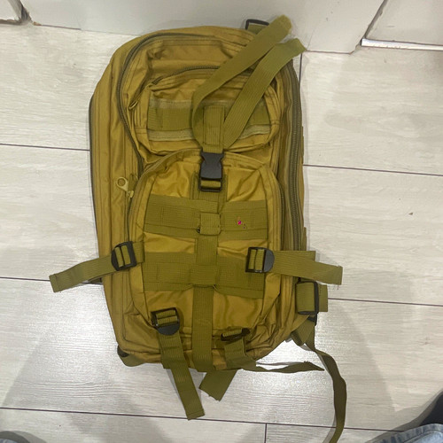 Tan tactical molle hiking - molle,