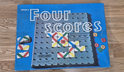 Four scores rare board game - four,