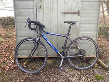 Islabike Luath 26, silver and blue road bike + 8 gears