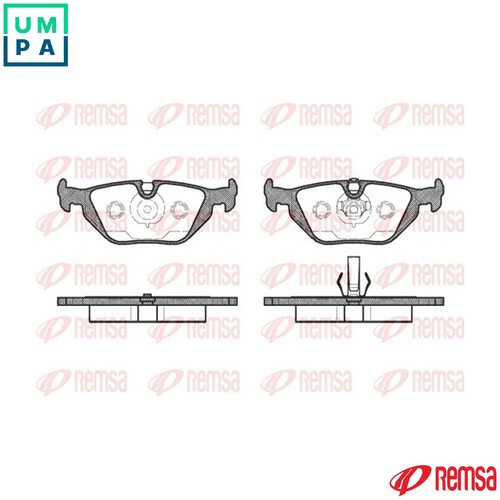 Brake pad set disc - pad,