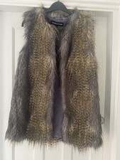 Warehouse Faux Fur Gilet