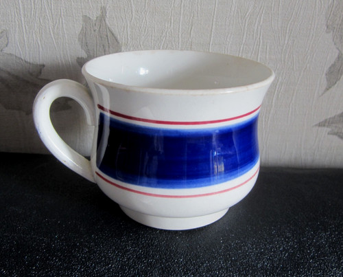 Old sarreguemines mug tampon - old,