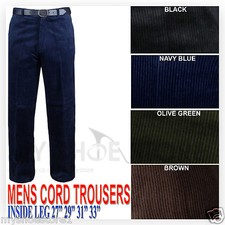 MENS CORDUROY CORD TROUSERS