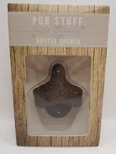 Bell & Curfew Wall Mounted Cast Iron Beer Bottle Opener Pub Stuff Man Cave Bar