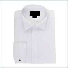 S31 Mens White Wing Collar