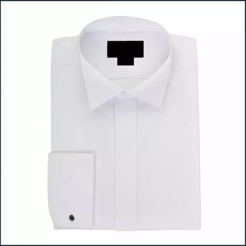 S31 mens white wing collar - white,