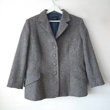 Hobbs Grey Tweed  Wool Silk
