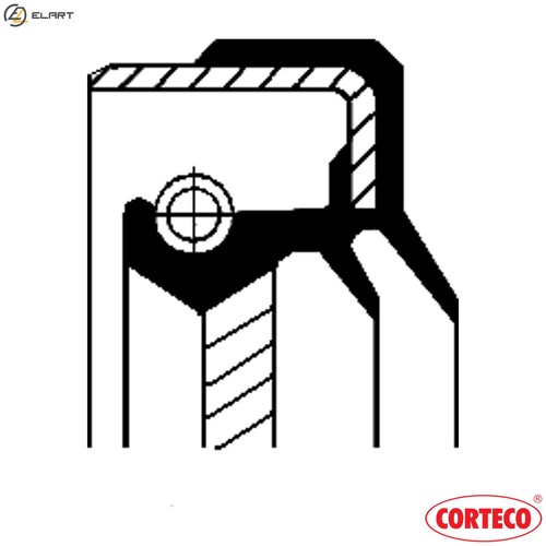 Shaft seal differential - shaft,