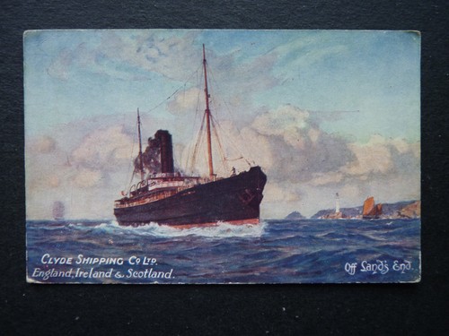 Printed postcard clyde - postcard.,