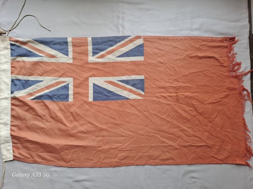 Vintage stitched red ensign - vintage,