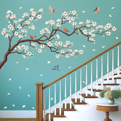 Large white cherry - white, blossom