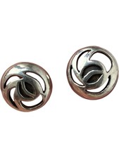 Kit Heath Rose Sterling Silver Stud Earrings 1.2cm