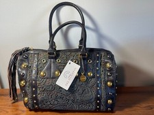 NWT Big Buddha Black Satchel
