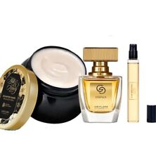 Oriflame Set Giordani Gold Essenza Parfum, Milk Honey Body Cream ,Purse Spray