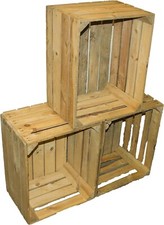 3 x Vintage Wooden Apple Fruit