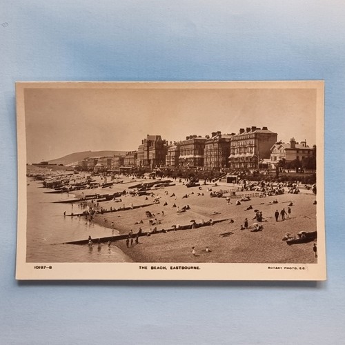 Eastbourne postcard c1914 real - eastbourne,