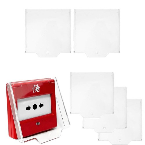 Hinged clear plastic - clear, fire