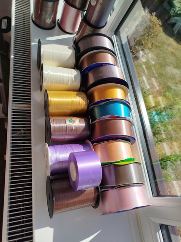 Job lot poly ribbon ideal - ribbon,