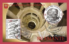 (UBL46) Vatican 2014 Bramante minisheet €1.20€3.60  CTO
