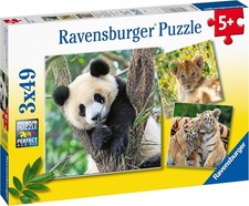 Wildlife 3x 49 Piece Jigsaw