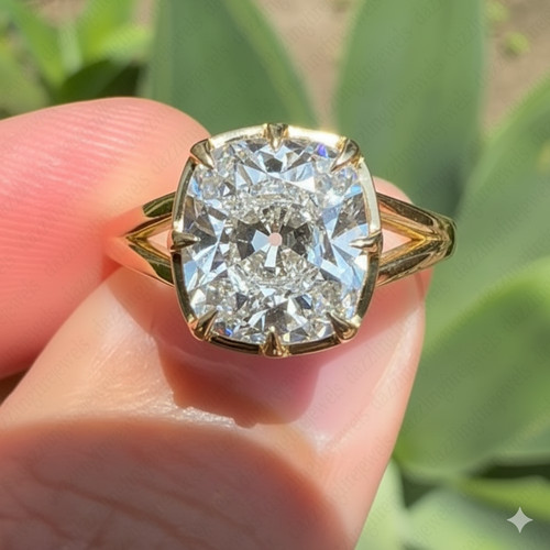 5ct old mine - 1.5ct, cushion