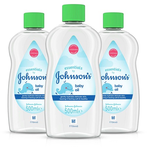 Johnsons baby oil with aloe - 3x,