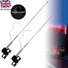2Pcs 1.8FT LED Whip Lights