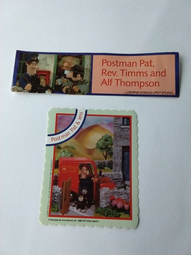 Postman pat stickers - stickers, 1988