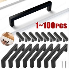 Matte Black Square Modern