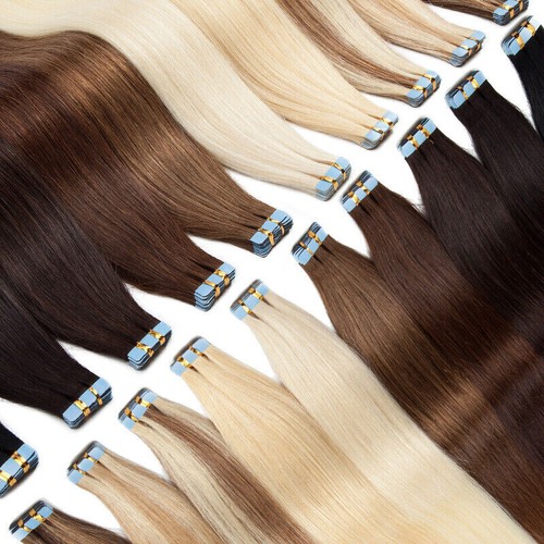 Tape hair extensions human - tape,