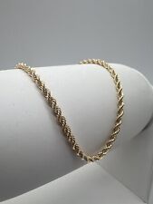 9ct Yellow Gold Ladies Rope