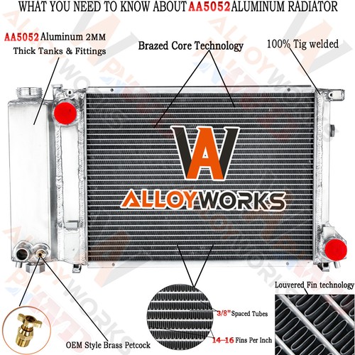 Row aluminum radiator for - 2,
