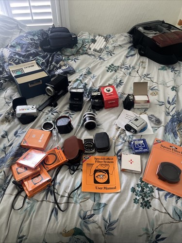 Huge vintage camera and - vintage,