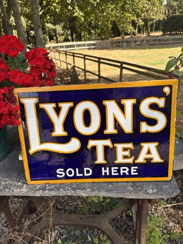 Original enamel signs - original, lyons