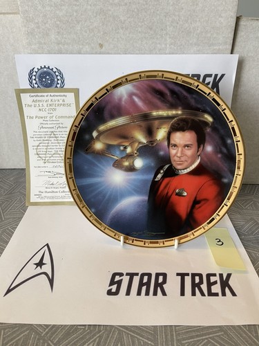 Star trek collector plate - trek,