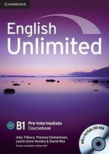 English Unlimited Pre-Intermediate Coursebook - Tilbury, Alex